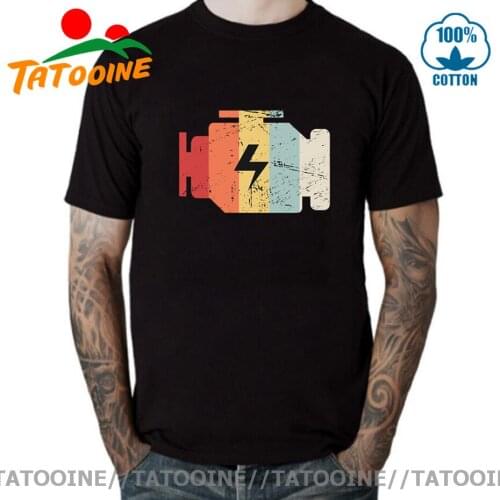 Tatooine Vintage Style Engine Block Icon T shirt men Retro Car Mechanic T-shirt I Play with Blocks Tee shirt 2020 Summer Fashion
