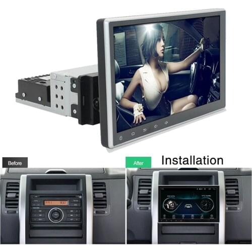 Universal 1Din car radio android Car Stereo Multimedia Players 10 Inch Touch Screen Video GPS WiFi MP5 Player Auto Radio