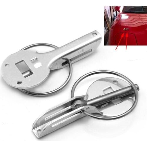 Universal Black Red Silver Blue Car Styling Accessaries Aluminum Alloy Bonnet Kit Down Hood Lock Pins for BMW Benz Chevrolet