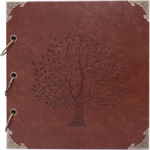 10 inch leather photo album DIY iron ring binding loose-leaf album scrapbook photo album scrapbook