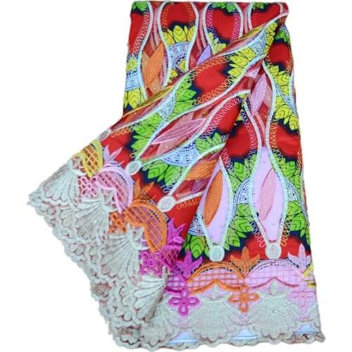 2021 African Embroidery Swiss Voile Lace In Switzerland 5yards Latest Nigerian Cotton Lace Fabrics For Wedding Dress PS724-7