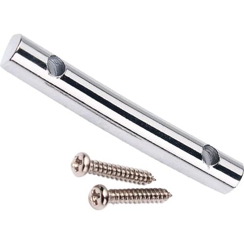 42mm String Retainer Bars Tension Bars With Mounting screws For Electric Guitar Silver