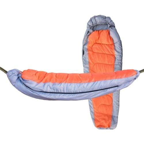 Outdoor multifunctional separable thick sleep bag hammock, camping autumn winter warm waterproof aerial hammock