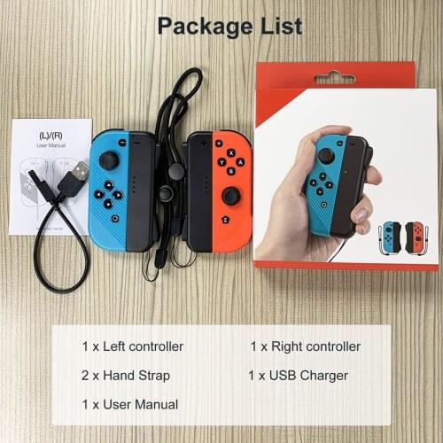 Hot New Game Switch Wireless Controller Left&Right Bluetooth Gamepad For Nintend Switch NS Joy Game Con Handle Grip For Switch
