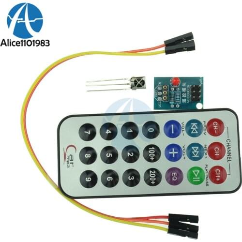 HX1838 5V Infrared Remote Control Module IR Receiver Module DIY Kit with external microcontroller I/O port Remote Control Module