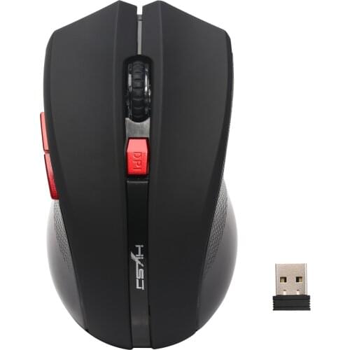 HXSJ 2.4G Wireless Mouse 6 Buttons Optical Mouse Adjustable 2400DPI Wireless Gaming Mouse Gamer Mouse PC Mice for Computer