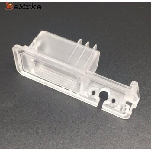 EEMRKE Car Rear View Camera Bracket License Plate Lights Housing Mount for VW Scirocco (137), coupe, 08.2008 - 2016