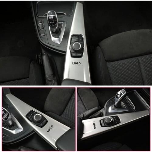 Central Armrest Multimedia Panel Cover Trim Sticker For BMW 3 series GT F30 F31 F32 F34 F36 2013-2016 Car Accessories Modified