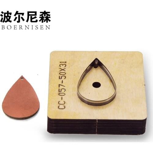 New Japanese Steel Blade Die-cutting Steel Punching Teardrop Earrings Cutting Mold Leather Craft Leather Cutter Wood Mold