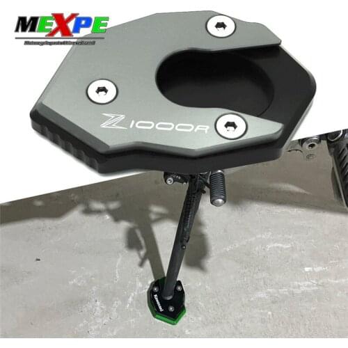 Applicable to Kawasaki z1000r CNC aluminum alloy temples enlarged pads parking feet widened pads Z1000R 2017 2018 2019 2020 2021