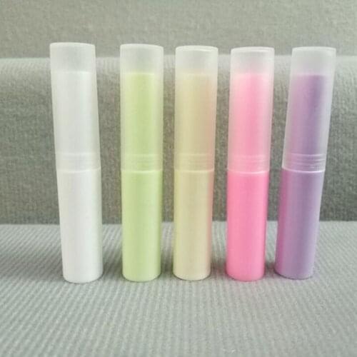 Mini Empty 3g Plastic Lipstick Tube Refillable Bottles 3ml Sample Lip Balm Cream Stick Plumper Tube for Cosmetic Packing 1000pcs