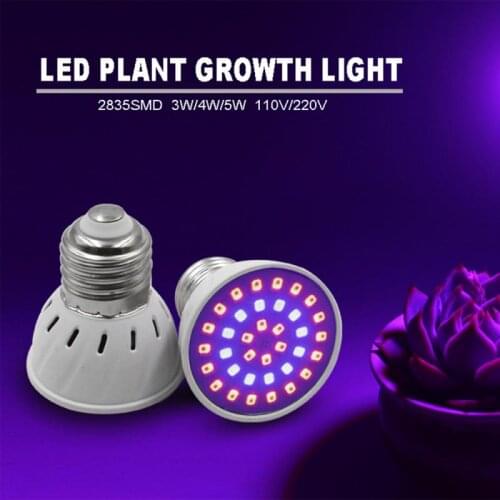 Plant Growth Light LED Light E27 E14 GU10 110V 220V Full Spectrum Indoor Plant Light For Seedlings Flower Plants Vegetables