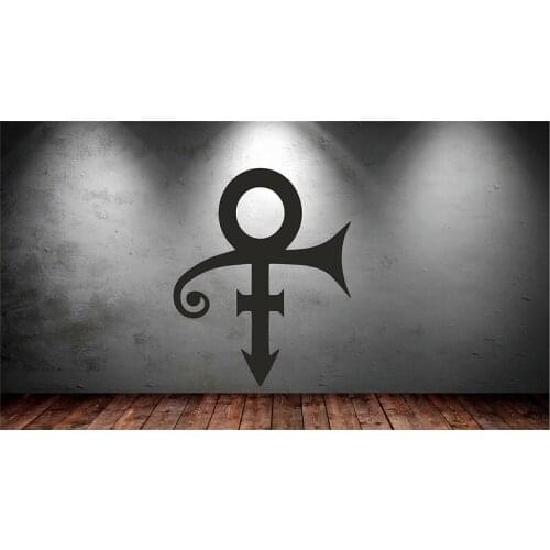 Prince symbol Vinyl Wall Stickers Artistic Design etiqueta pared vinilo Wall Decal Home Decoration Wallpaper autocollant SA988