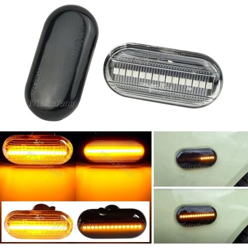Led Dynamic Side Marker Turn Signal Lights For Dacia Duster Dokker Lodgy Renault Megane 1 Clio1 2 KANGOO ESPACE Smart Fortwo 453