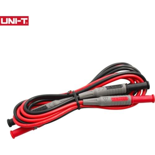 UNI-T UT-L06 Dual Head Connectors Connecting wire Double Insulated Banana Plug For Multimeter Clamps 1000V 20A