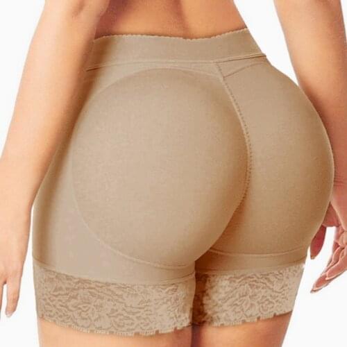 Women Boyshort Panties Sexy Seamless Breathable Push Up Padded Panties Buttock Shaper Butt Lifter Hip Enhancer Intimates