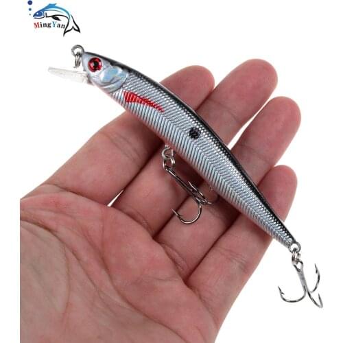 1pcs 8g 10cm Minnow Fishing lures Peche Bass Trolling Isca Artificial Hard Bait Crankbait Carp Wobbler For Fishing Tackle
