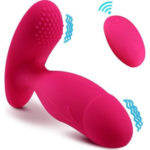 10 Frequency Vibrating Strapon Dildo Vibrator Wireless Remote Vaginal G Spot Wearable Anal Vibrator Sex Toys for Women Adult Toy