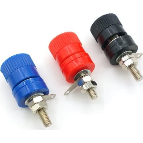 10pcs Binding Post For AV Speaker Amplifier Terminal Socket 4mm Banana Plug