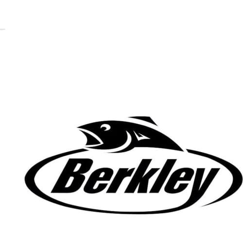 17.1CM*7.6CM Berkley Fishing Tackle lures boat Vinyl Car Decal Sticker Car accessories funny Car Sticker