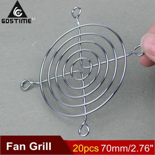 20PCS LOT Metal Steel 70mm 7cm Fan Protector Finger Guard Grill Net