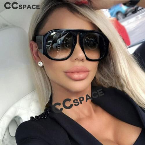 45497 Retro Oversize Sunglasses Men Women Gradient Lens Brand Glasses Designer Fashion Male Female Shades