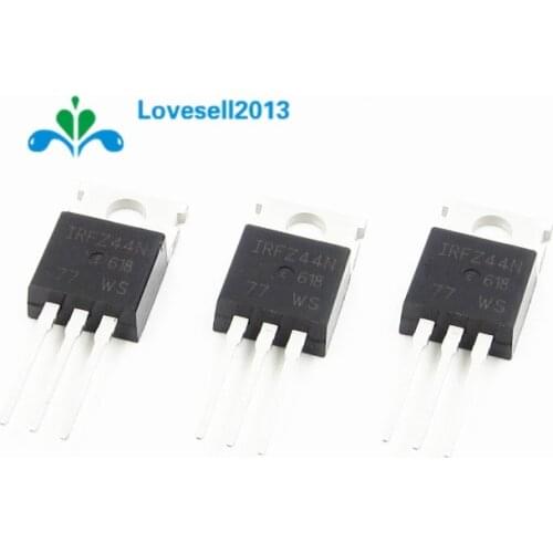 5Pcs/Lot IRFZ44N IRFZ44 N-Channel 49A 55V Transistor MOSFET
