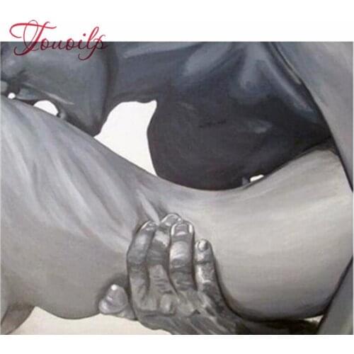 DIY 5D Love men and women Diamond Embroidery Painting portrait Cross Stitch Craft Bedroom diamond mosaic Home Decoration