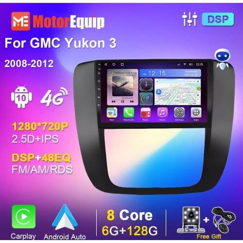 Car Radio For GMC Yukon 3 2008-2012 Auto Car Radio Stereo Android 10 Multimedia Player Audio Carplay GPS DSP Camera No 2 din DVD