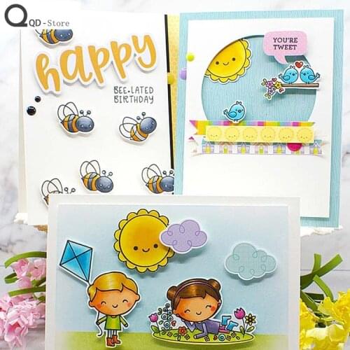 Girls Stamps and Dies Metal Cutting Dies for Scrapbooking Mold Cut Stencil DIY Card Make Mould Model Craft Decoration New