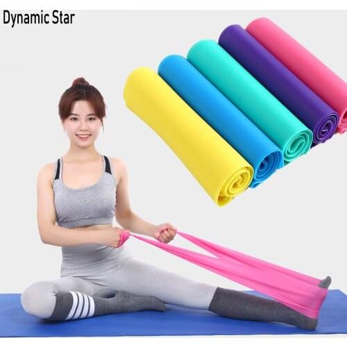 Natural Latex Resistance Band Elasticas Fitness Equipment Gym Home Yoga Pilates Pull Up Strength Training Workout Elastic Band