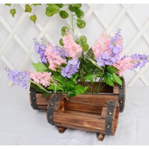 Flower Invitation Wooden Pots