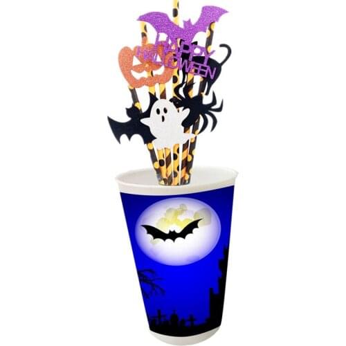 Halloween Photo Booth Funny Straw Party Decoration Shoot Props Supplies Household Party Decoration Favors Event Party Supplies