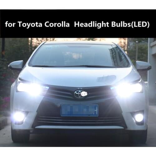Car LED Headlight Kit Turbo Fan for Toyota Corolla 04-18 models LED 9005 HB3 h11 6000K Corolla Light Lamp Bulbs LED 12V 90w