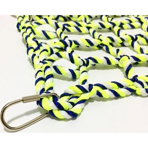 Parrot Climbing Ladder Cotton Rope Net Cage Hanging Pet Activity Toy for Hamster Ferret Small Animal B99