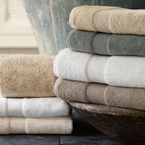 Egyptian Cotton Beach Towel Terry Bath Towels Bathroom 70*140cm 650g Thick Luxury Solid for SPA Bathroom Bath Towels for Adults