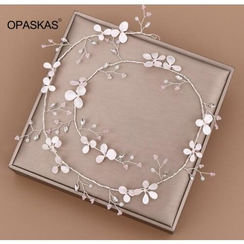 Fashion Korean handmade flower headband creative elegant bridal wedding dress headwear Bride Accessories Jewelry PT