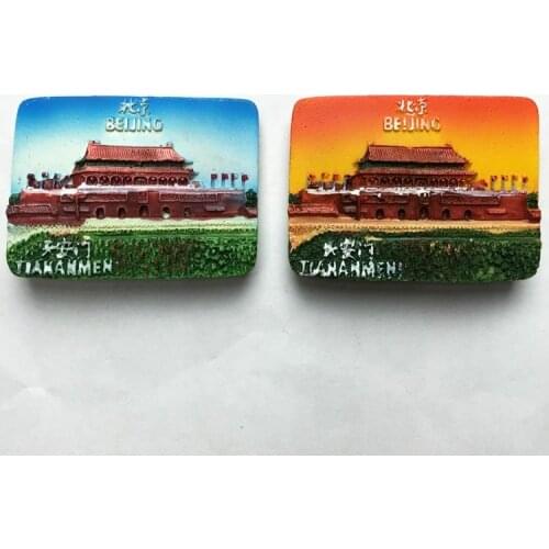 Beijing memorial capital commemorating the three-dimensional magnet decorative refrigerator stickers