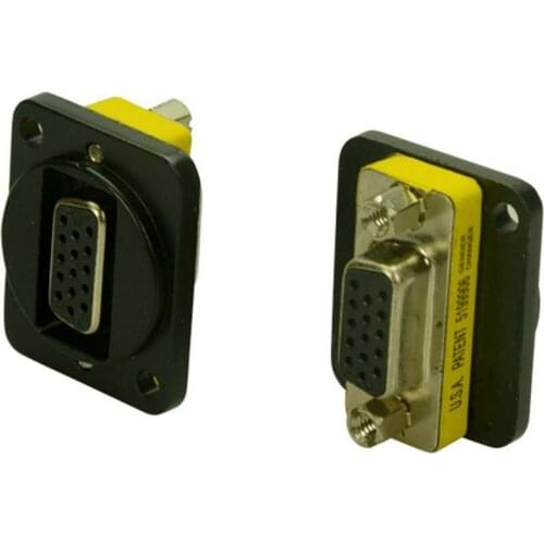 Hight quality 2pcs/lot NADB15FF 15-pol female Type Adattatore Connettore for 86 panel