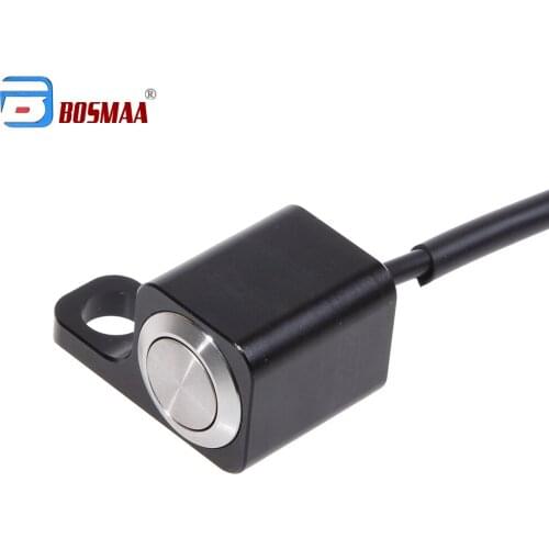 BOSMAA Motorcycle LED Handlebar Adjustable Mount Button Switch Rear View Mirror Switch For Headlight Fog Light