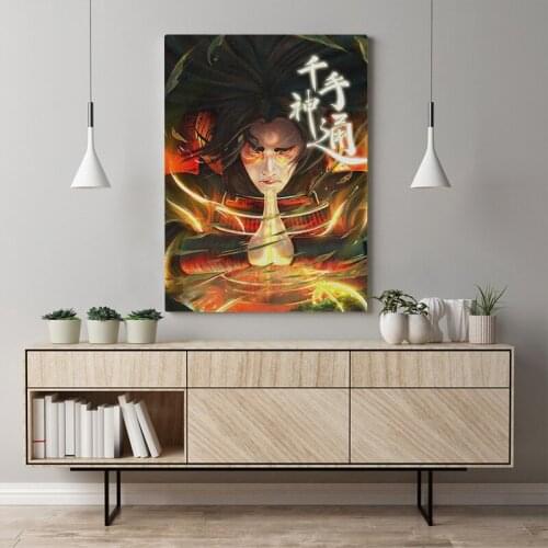 Printing Posters Home Decor 1 Panel Canvas Paintings Senju Hashirama Wall Artwork Modern Anime Bedroom Cuadros Modular Pictures