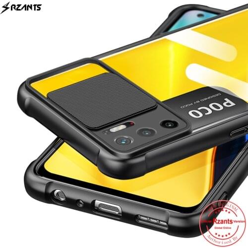 Rzants For Xiaomi POCO M3 PRO Redmi Note 10 5G Case [Lens Protection] Camera Protect Slim Transparent Cover