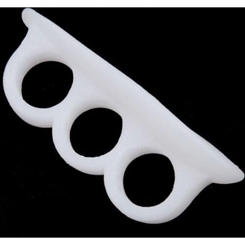 Silicone Toe Separator Toe Finger Separator Gel Feet Care Braces Supports Tools Bunion Guard Foot Hallux Valgus 1Pairs