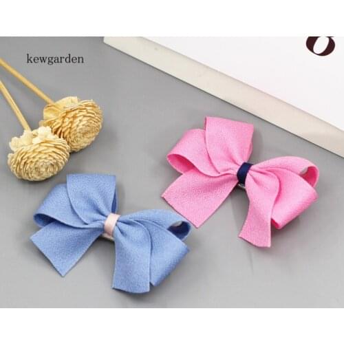 Kewgarden Cute Hair Ribbons Bowknot Hairpins Side Hairclips Baby Girls Headwear Hair Accessories 2 Pcs