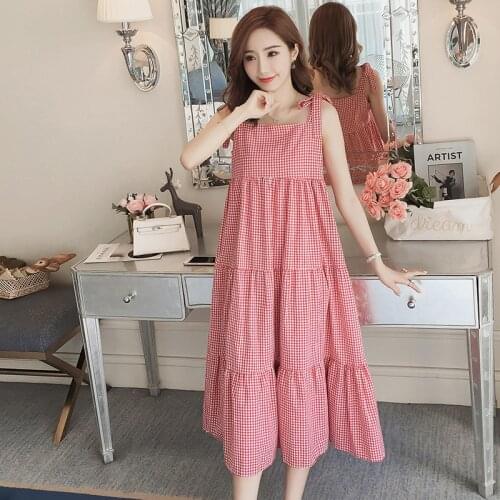 SLYXSH Summer Cotton Dresses