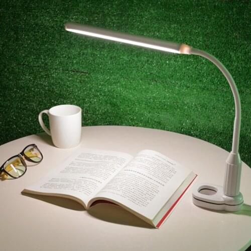 LED Clip Light USB Flexible Dimmable Desktop Light for Reading Tattoo Nail Art Indoor Lighting Book Lights