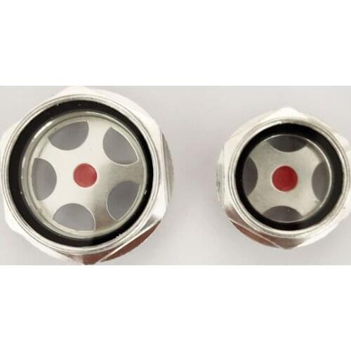1/4" 3/8" 1/2" 3/4" 1" 1-1/4" 1-1/2" BSP Male Thread Aluminum Alloy Hex Head Oil Level Sight Glass Window For Air Compressor
