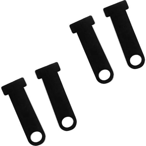 2 Pair Open/Full Face Helmet D-Ring Lock Extension Quick Release Buckle Connector - Stainless Steel