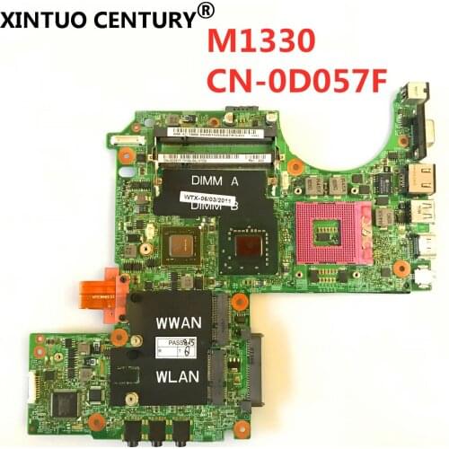 For DELL XPS 1330 M1330 Mainboard Laptop motherboard 06247-4 CN-0D057F 965 G86-631-A2
