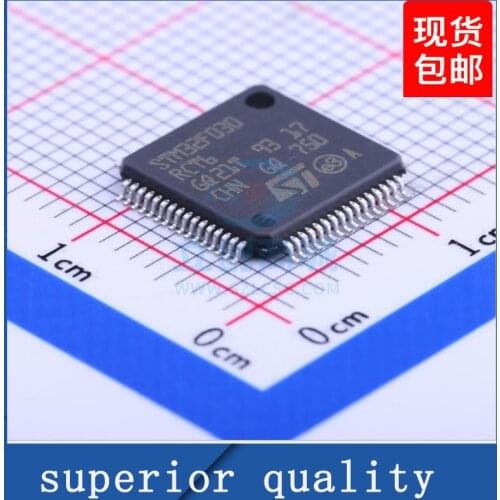 100% original Novo STM32F030RCT6 LQFP-64 BRAÇO Cortex-M0